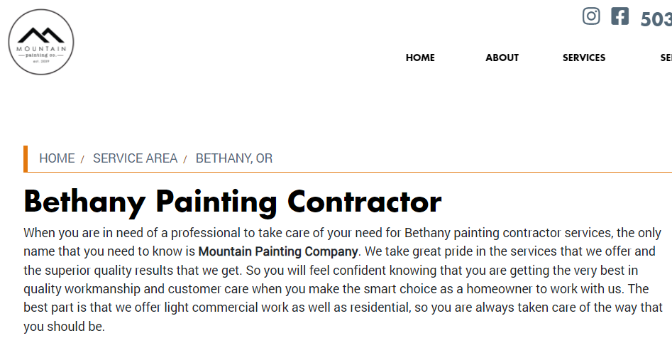 Bethany house painting company